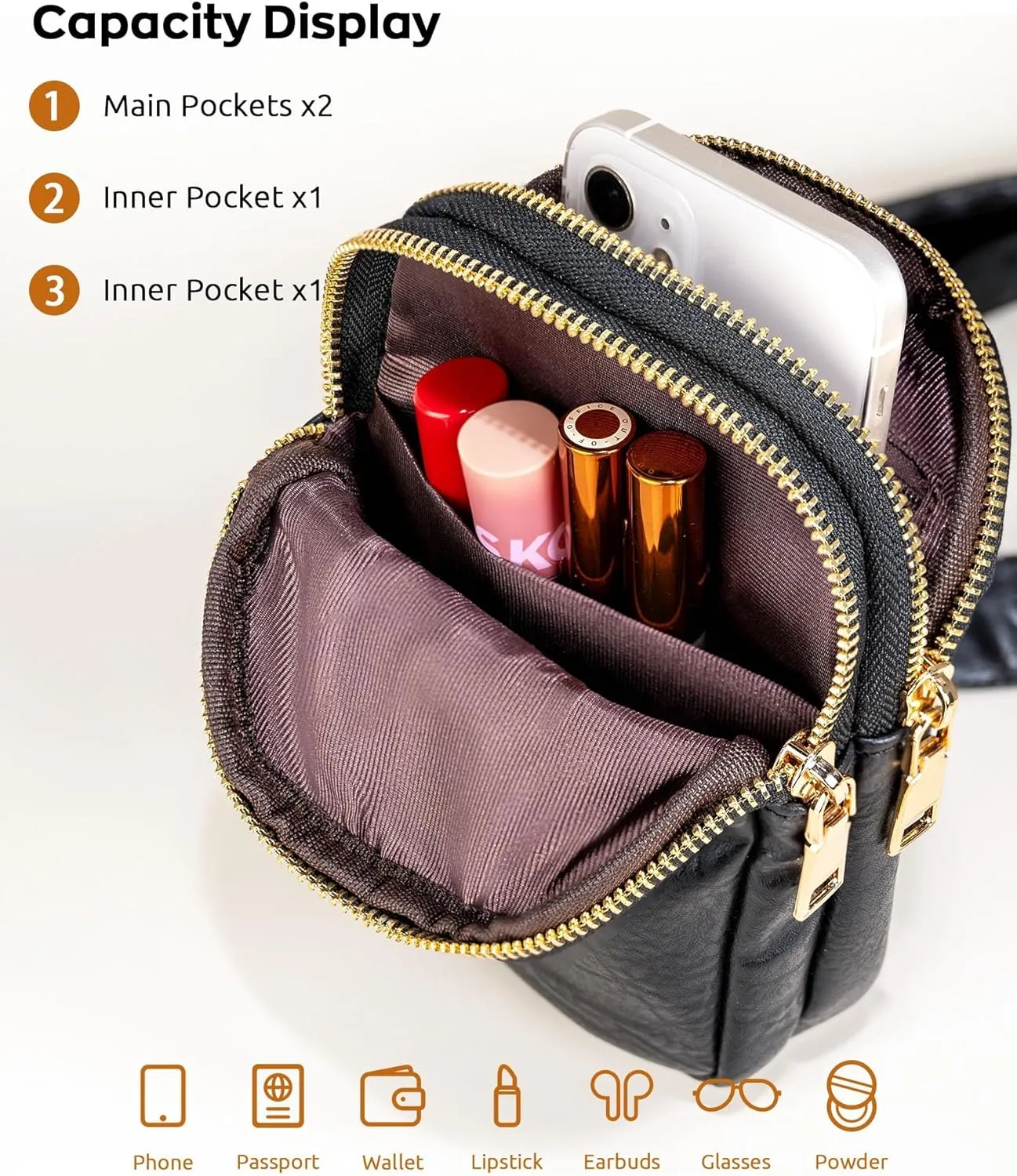 Gifts for Teen Girls, Personalized Mini Crossbody Bags for 8 9 10 11 12 13 14 15 16 17 18 19 20 21 Year Old Girls, Lightweight Fashion Purse for Her, Travel Essentials, Summer Vacation Stuff
