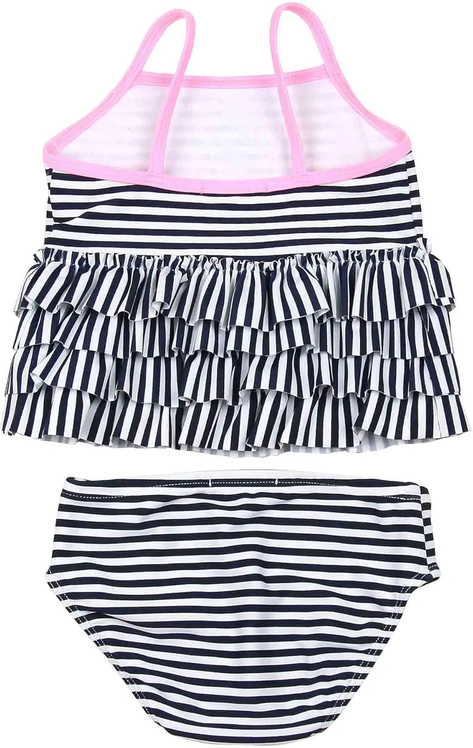 Girls' Bathing Beauty Striped Tankini, Sizes 2-7