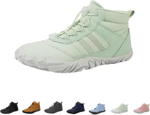 Glaci a Barefoot Shoes for Men Women Winter, Winter Boots Hiking Shoes, Wide Toe Warm Non-slip Waterproof