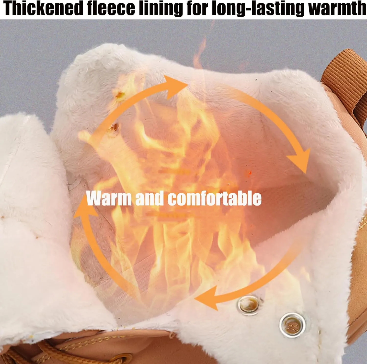 Glacia Barefoot Shoes Winter for Women Men, Wide Toe Box Minimalist Waterproof Hiking Warm Snow Boots Sneakers