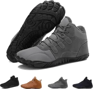 Glacia Barefoot Shoes Winter for Women Men, Wide Toe Box Minimalist Waterproof Hiking Warm Snow Boots Sneakers