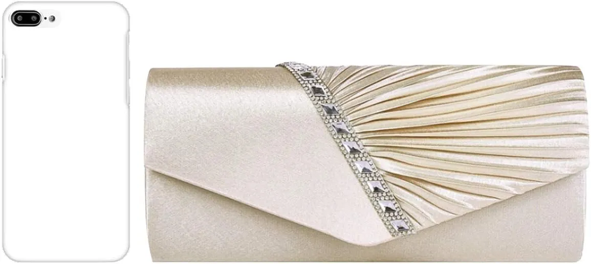 Goclothod Evening Clutch Handbag Women Fashion Crossbody Shoulder Bag Chain Purse