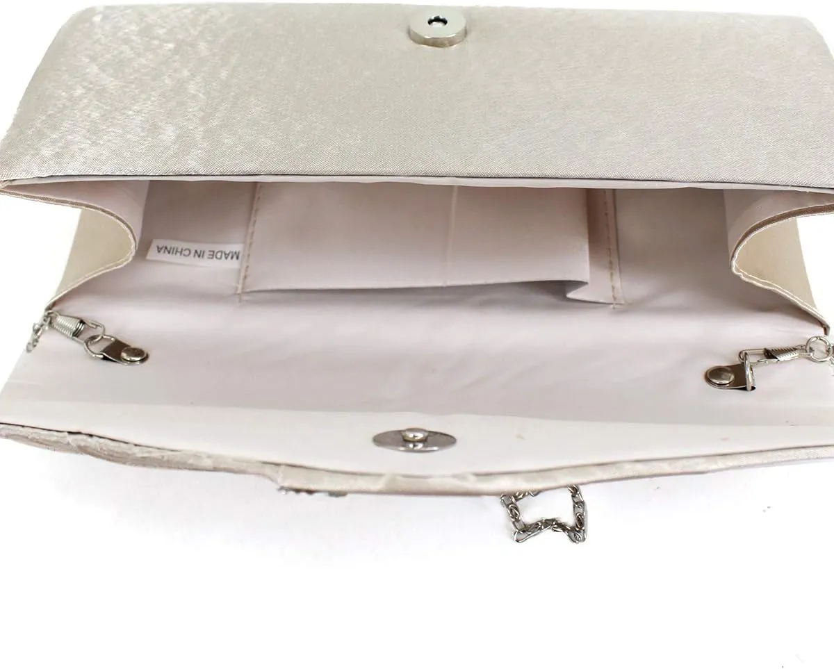 Goclothod Evening Clutch Handbag Women Fashion Crossbody Shoulder Bag Chain Purse