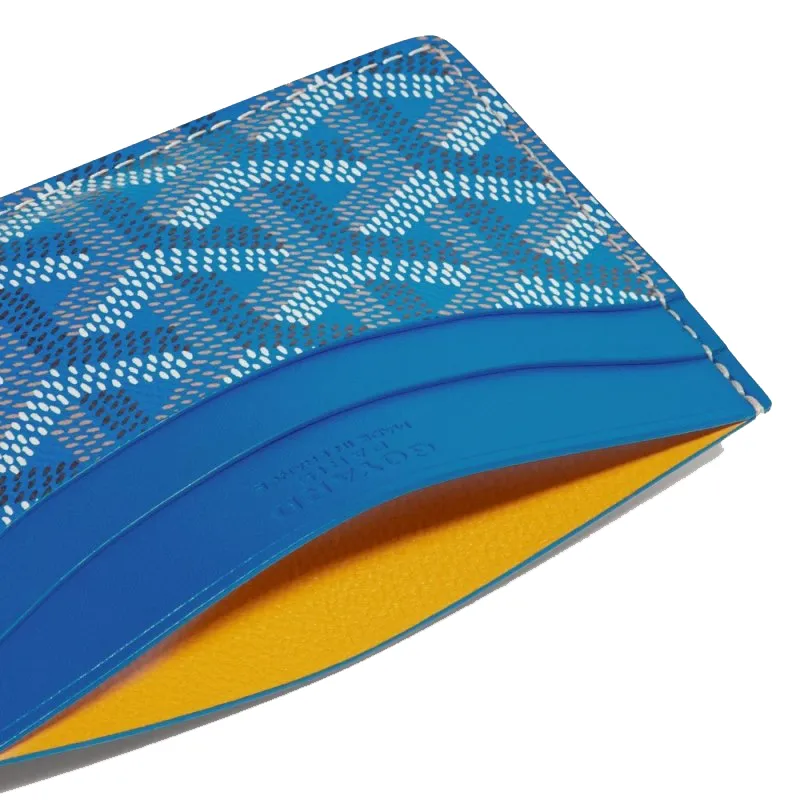 Goyard Saint-Sulpice Card Wallet Blue