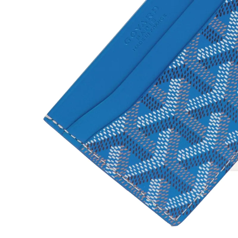 Goyard Saint-Sulpice Card Wallet Blue