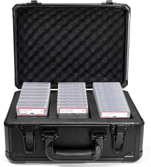 Graded Card Storage Box - PSA Card Storage Box Premium Sports Card Display Case for PSA BGS Graded Cards