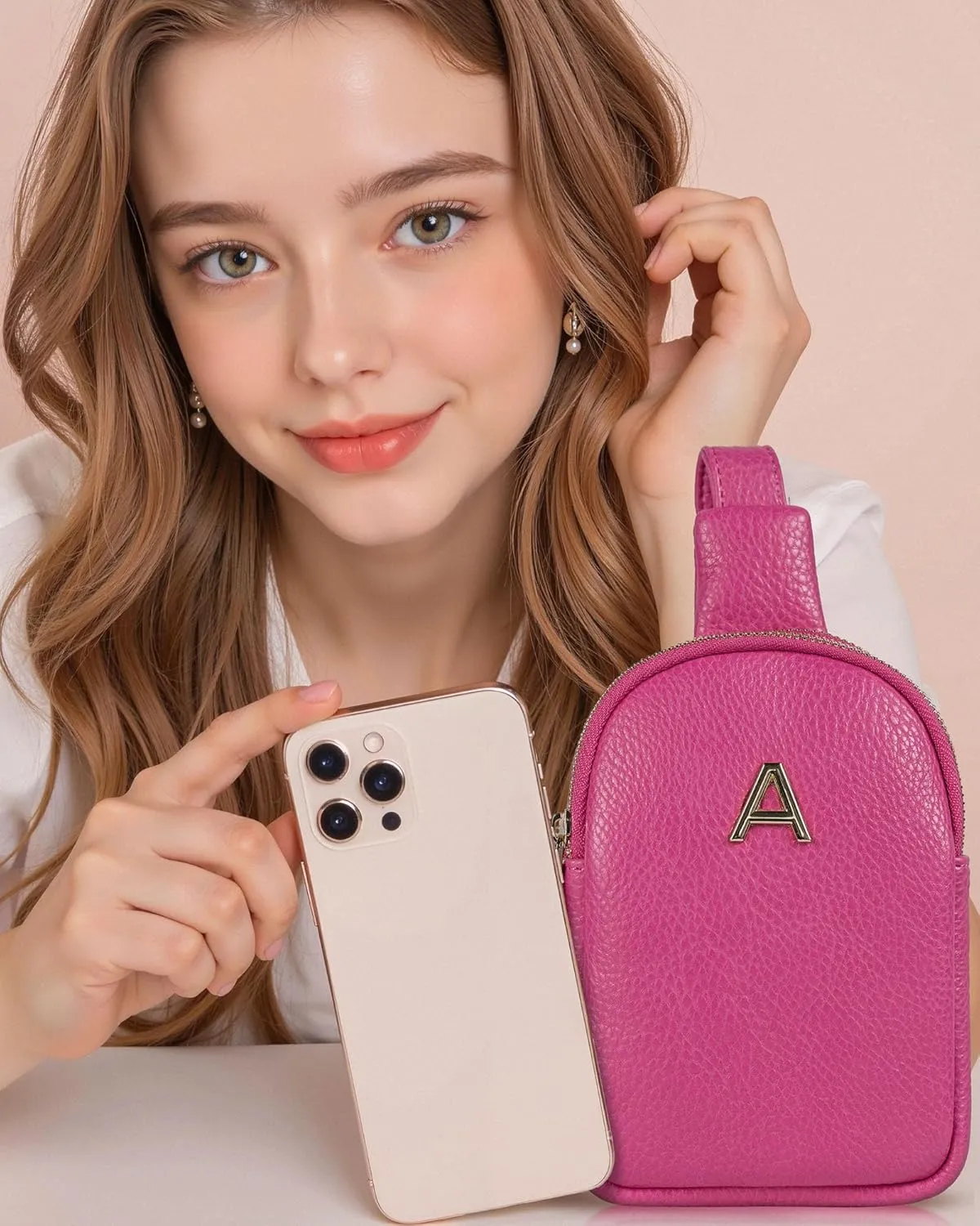 Graduation Gifts, Mini Crossbody Bags with Letter for Teen Girls Women, Cute Granddaughter Gifts, Over The Shoulder Bag, Lightweight Phone Purse for Daily Essentials, Tween Girls Trendy Stuff