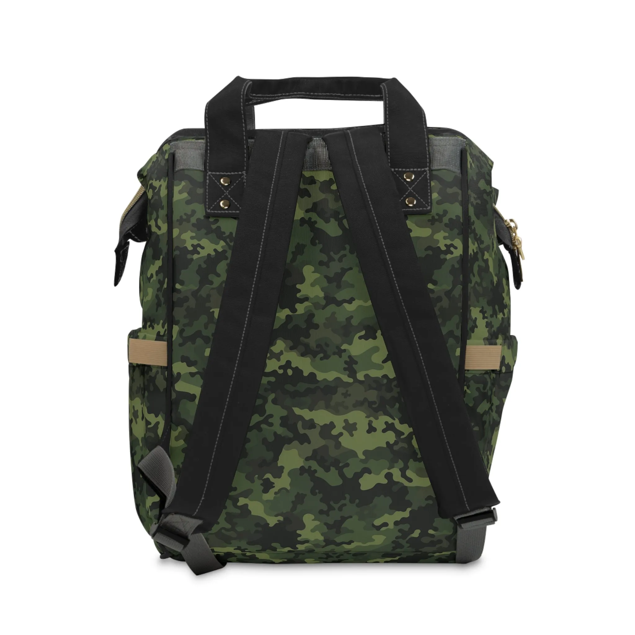 Green Camo Diaper Backpack