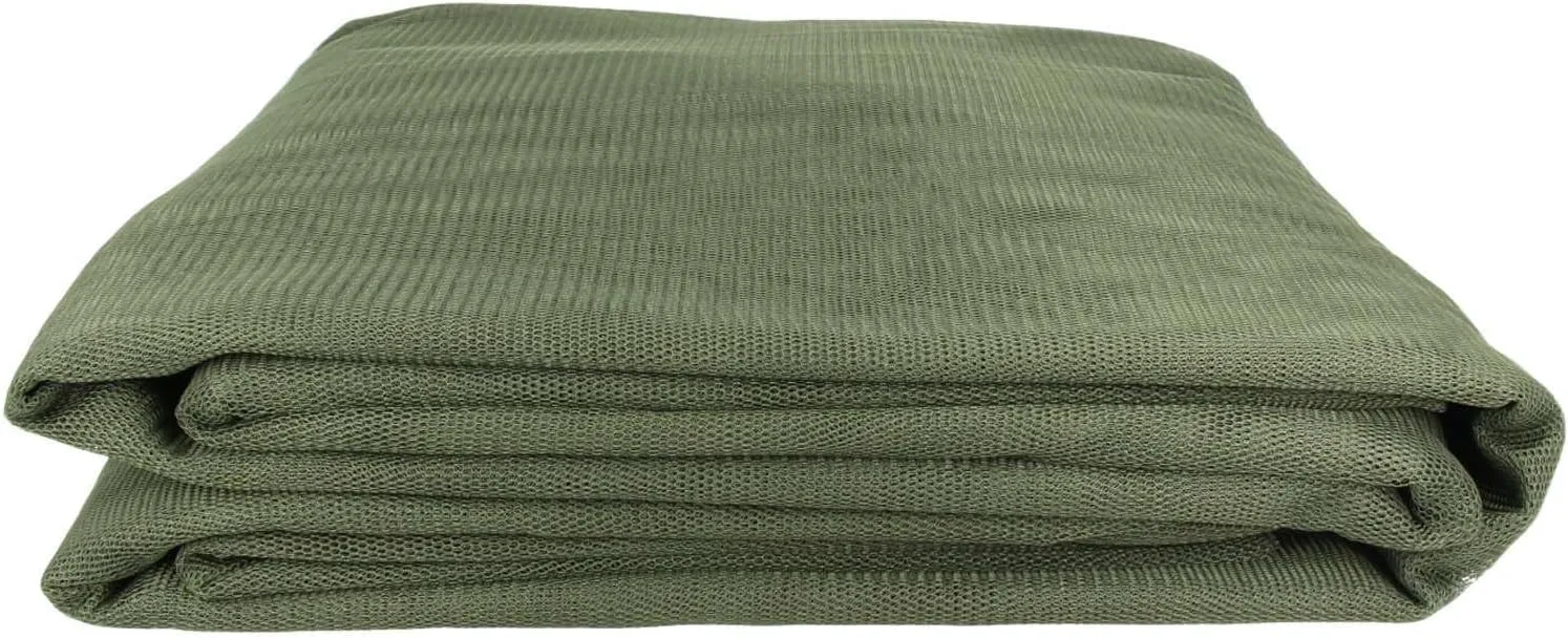 Green DIY Mosquito Net Fabric | 10x30 FT Netting | Insect Cover for Garden, Patio, Outdoor & Windows | Multiple Sizes in Black, White & Green | Raised Bed Screen Mesh Barrier