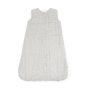 Grey Stripe | Cotton Muslin Sleep Bag Small