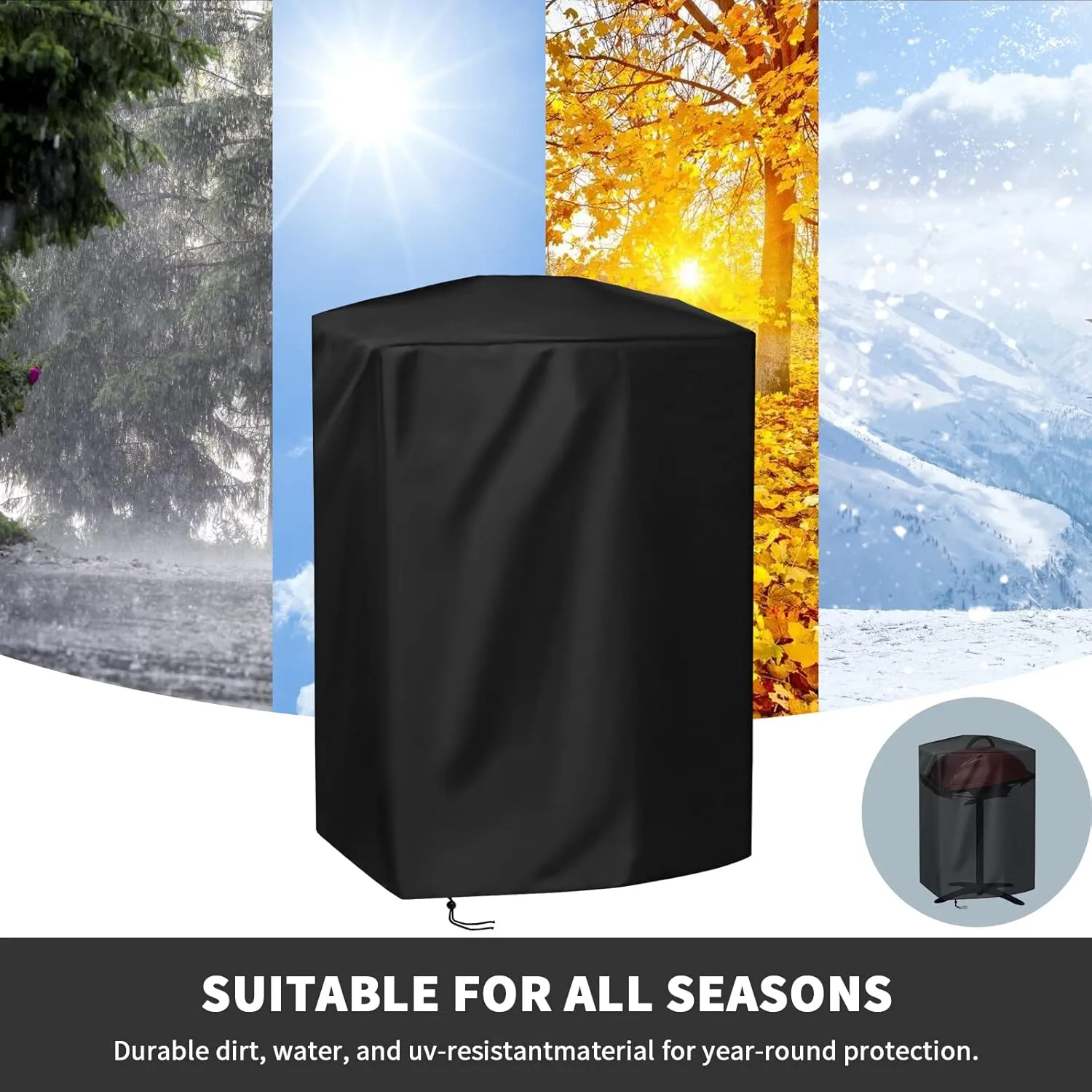Grill Cover for George Foreman 12 Serving Indoor/Outdoor Electric Grill GFO201R - 24 x 12 x 29 Inch