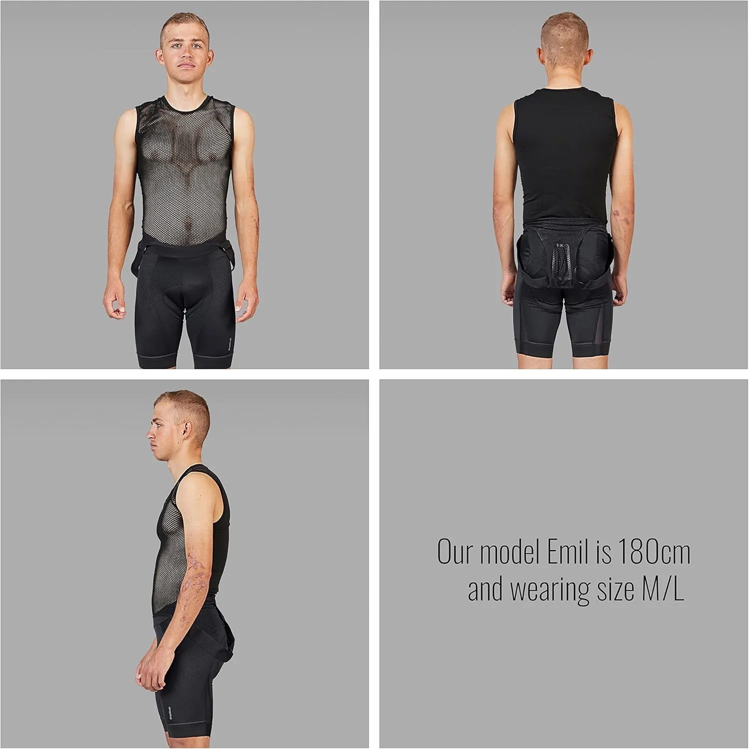 GripGrab 3-Season Sleeveless Cycling Base Layer High-Performance Mesh Bicycle Undershirt Spring Summer Compression Vest