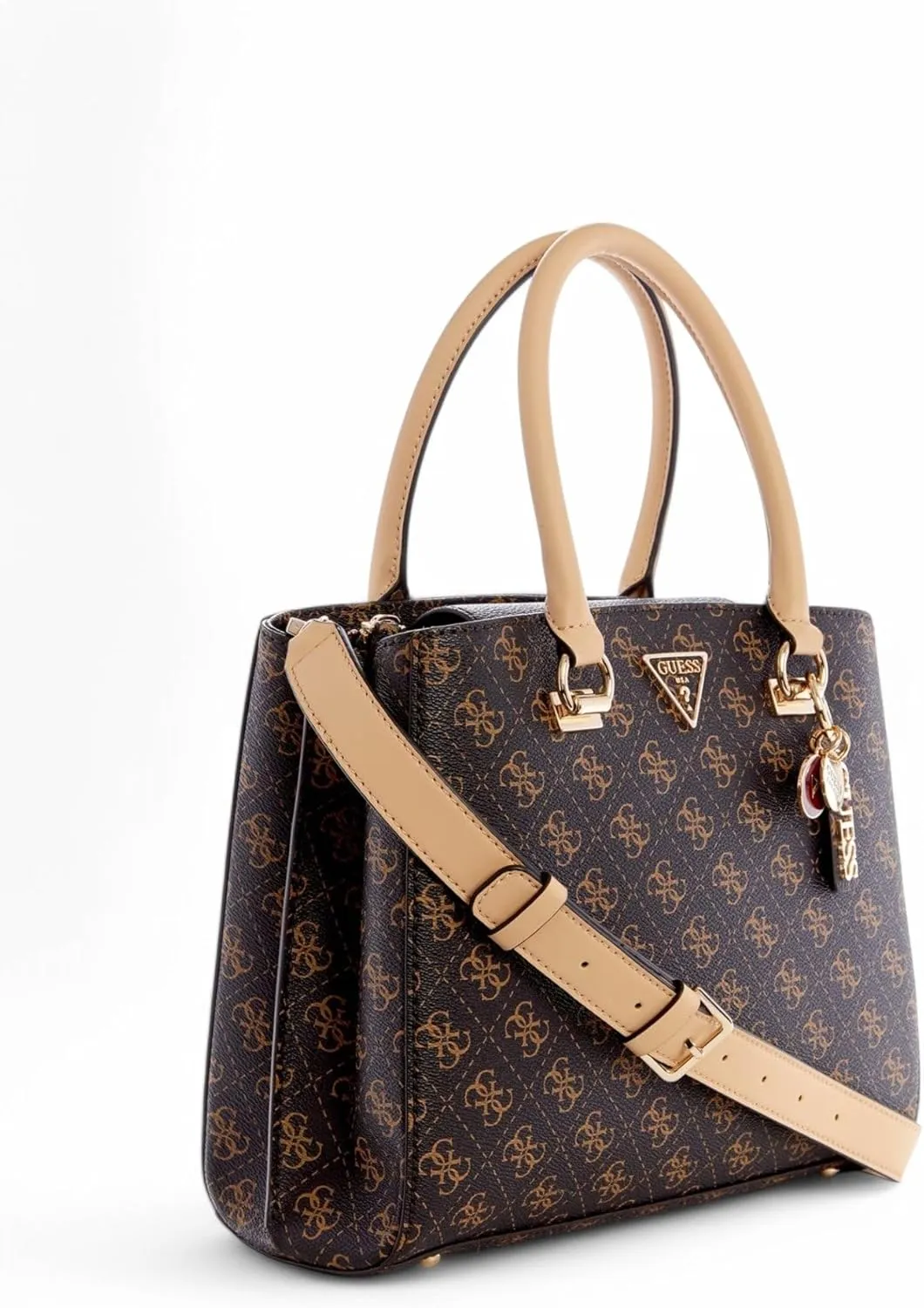 GUESS Noelle Girlfriend Satchel, Brown