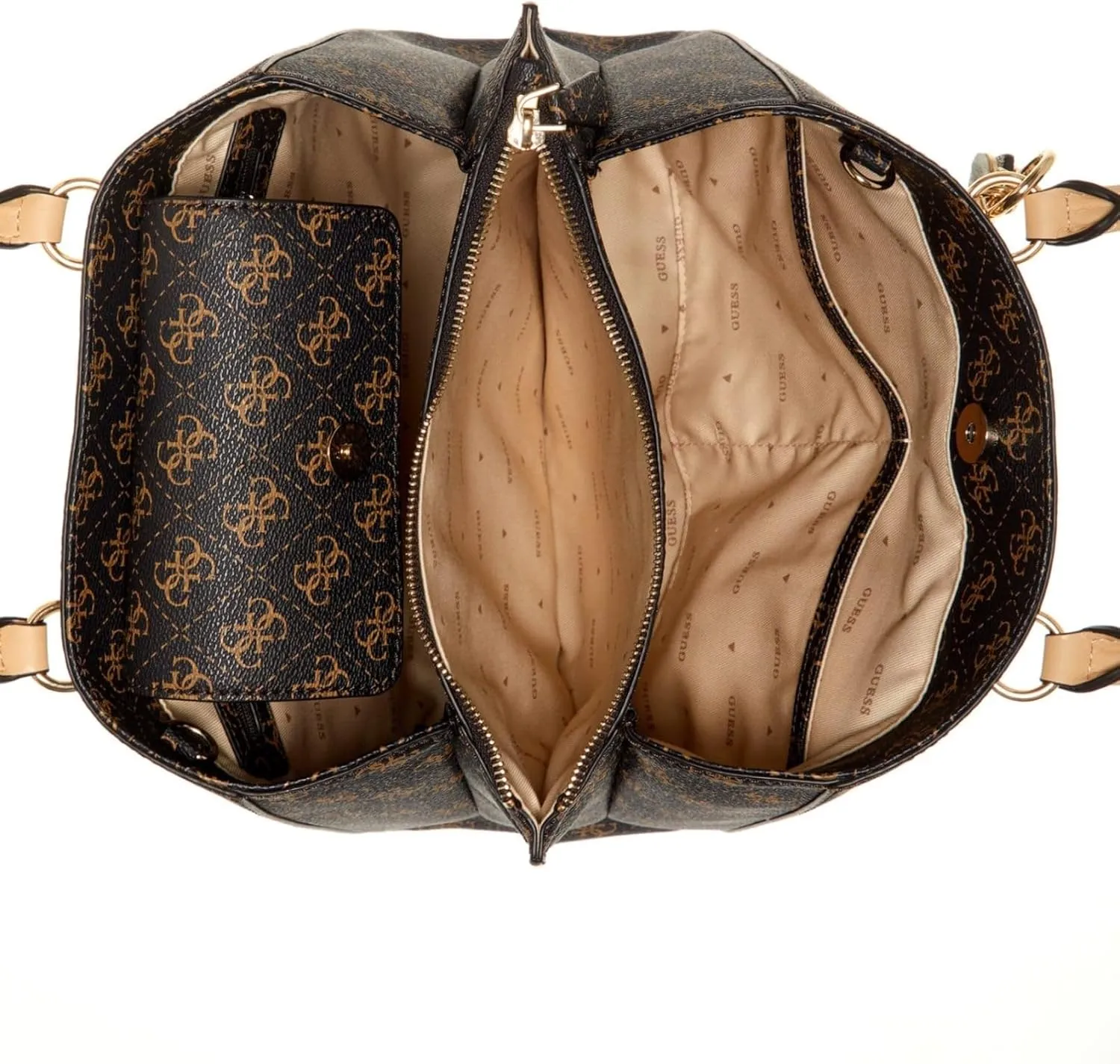 GUESS Noelle Girlfriend Satchel, Brown
