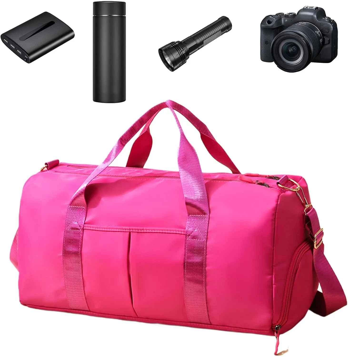 Gym Shoulder Bag - Oxford Cloth Large Capacity Gym Bags - Wear-Resistant Shoulder Bag, Portable Tote Bag with Shoulder Strap for Yoga