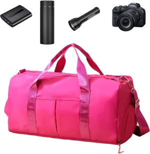 Gym Shoulder Bag - Oxford Cloth Large Capacity Gym Bags - Wear-Resistant Shoulder Bag, Portable Tote Bag with Shoulder Strap for Yoga