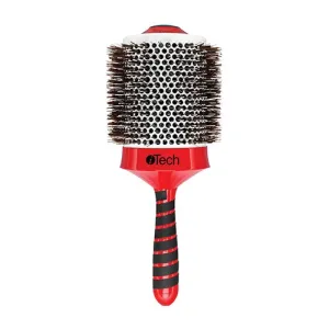 HairArt Itech Magnetic Tourmaline Boar and Nylon Bristle Hair Brush, 4 1/4 Inch