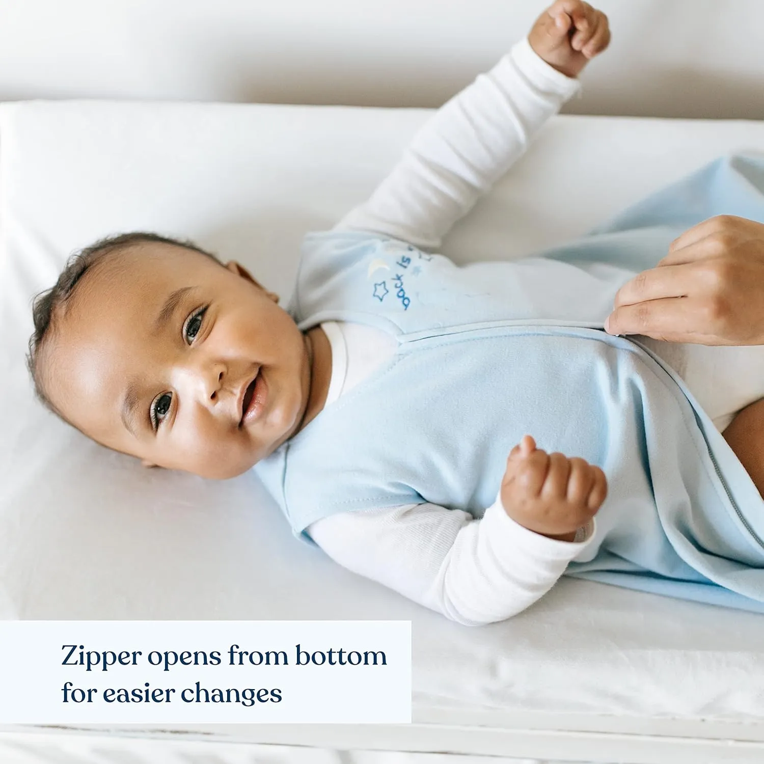 HALO SleepSack, 100% Cotton Wearable Blanket, Swaddle Transition Sleeping Bag, TOG 0.5