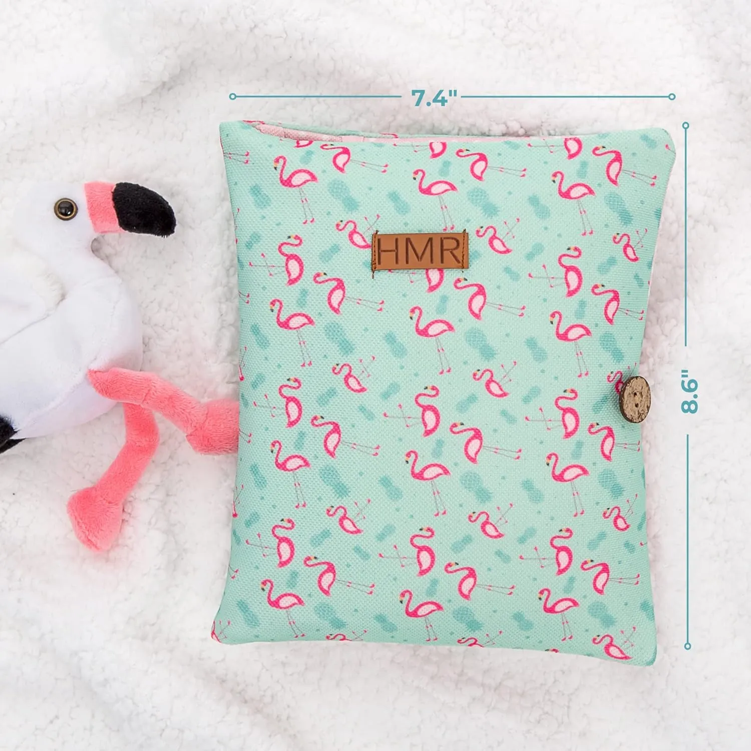 HAMUR Baby Diaper Bag Organizer – Travel-Friendly, Compact & Foldable | Stroller Pouch for Newborn Essentials – Must-Have for Boys & Girls (Flamingo)