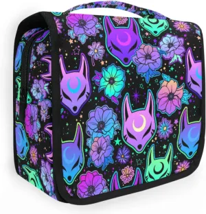 Hanging Toiletry Bag Magic Purple Fox Makeup Bag Travel bag for Toiletries Portable Toiletry Organizer Bags Toiletry Bag for Women Men, Travel-Essentials Toiletry Bag