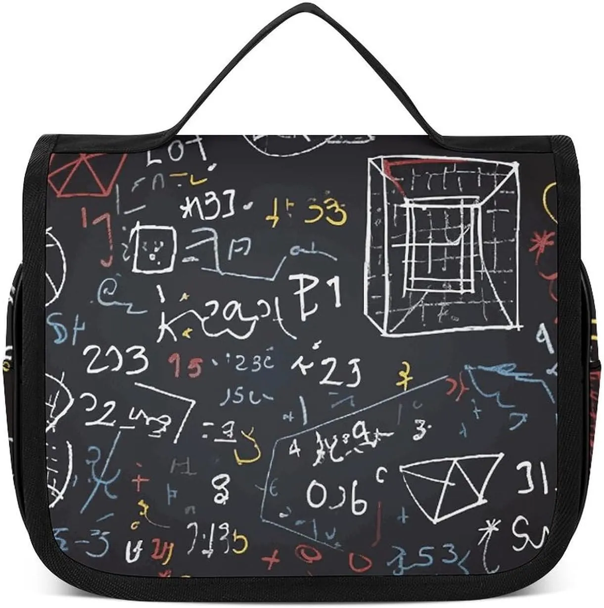 Hanging Toiletry Bag Mathematics And Physics Travel Makeup Bag Organizer Waterproof Cosmetic Bag for Women Men
