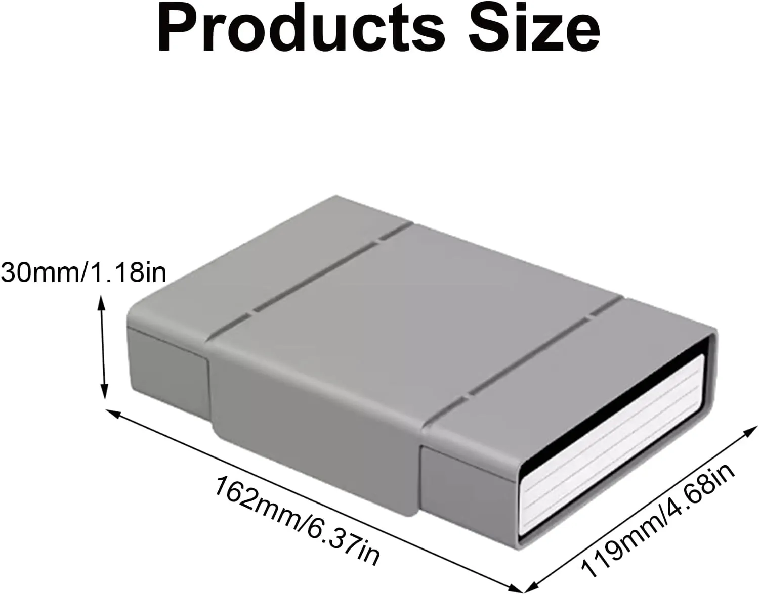 Hard Drives Carrying Case Protective Box For 3.5inch Portable Antistatic Shockproof Dustpoof Travel Storage Bag