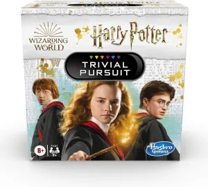 Hasbro Gaming Trivial Pursuit: Wizarding World Harry Potter Edition Compact Trivia Game, 2  Players, 600 Trivia Questions, 8  (Amazon Exclusive)