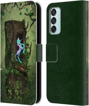 Head Case Designs Officially Licensed Simone Gatterwe Secret Wood Lands and Places Leather Book Wallet Case Cover Compatible with Samsung Galaxy M15/F15 5G