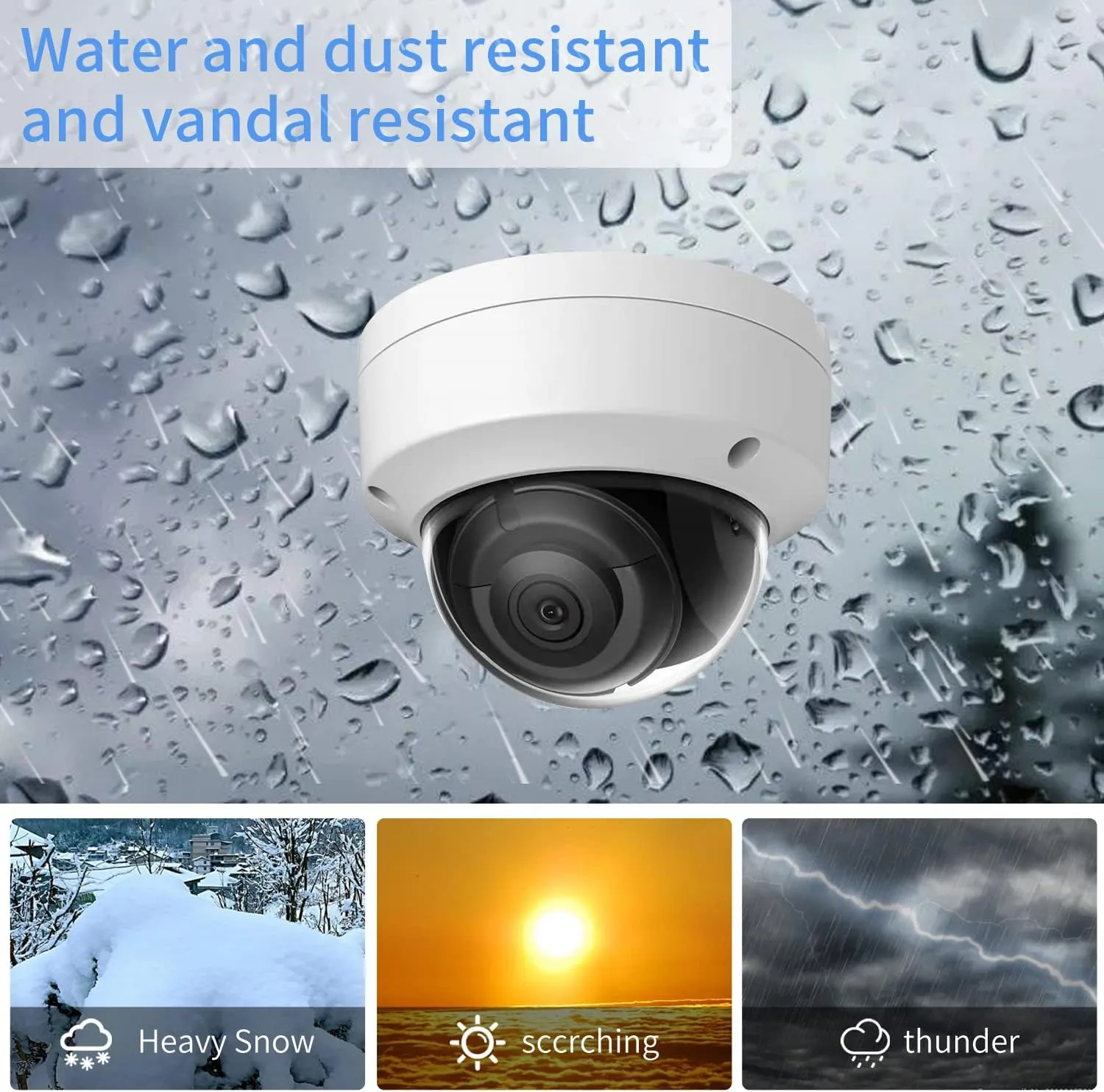 Hikvision IP DS-2CD2183G2-I 8MP AcuSense Vandal WDR Fixed Dome Network PoE Camera - 2.8mm Lens, IR 30m, H.265 , IP67, IK10, International Version