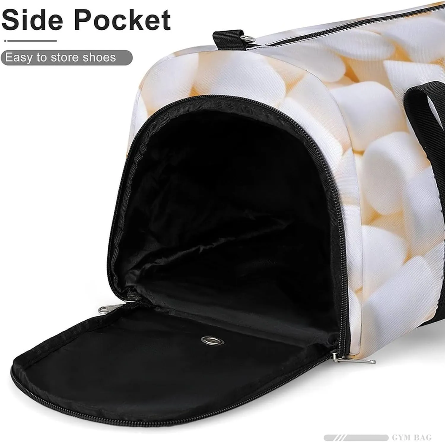 'His Eyes Are on The Sparrow Fitness Bag with Large Capacity Backpack And Waterproof Bag
