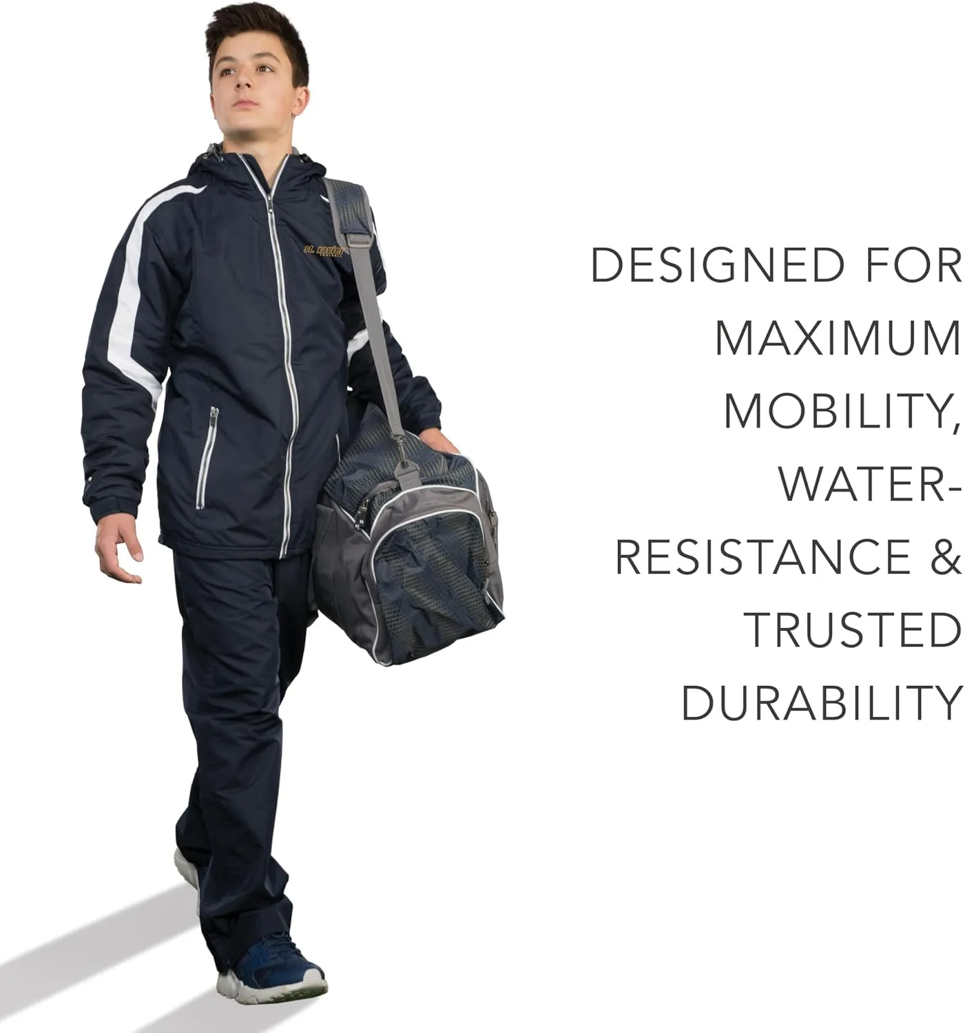 Holloway Charger Jacket-Water-Resistant Stylish Outerwear with Athletic Fit Perfect for Active Men
