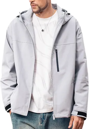 Hooded Assault Suit Men'S Outdoor Solid Color Jacket Windproof And Waterproof Mountaineering Workwear Jacket