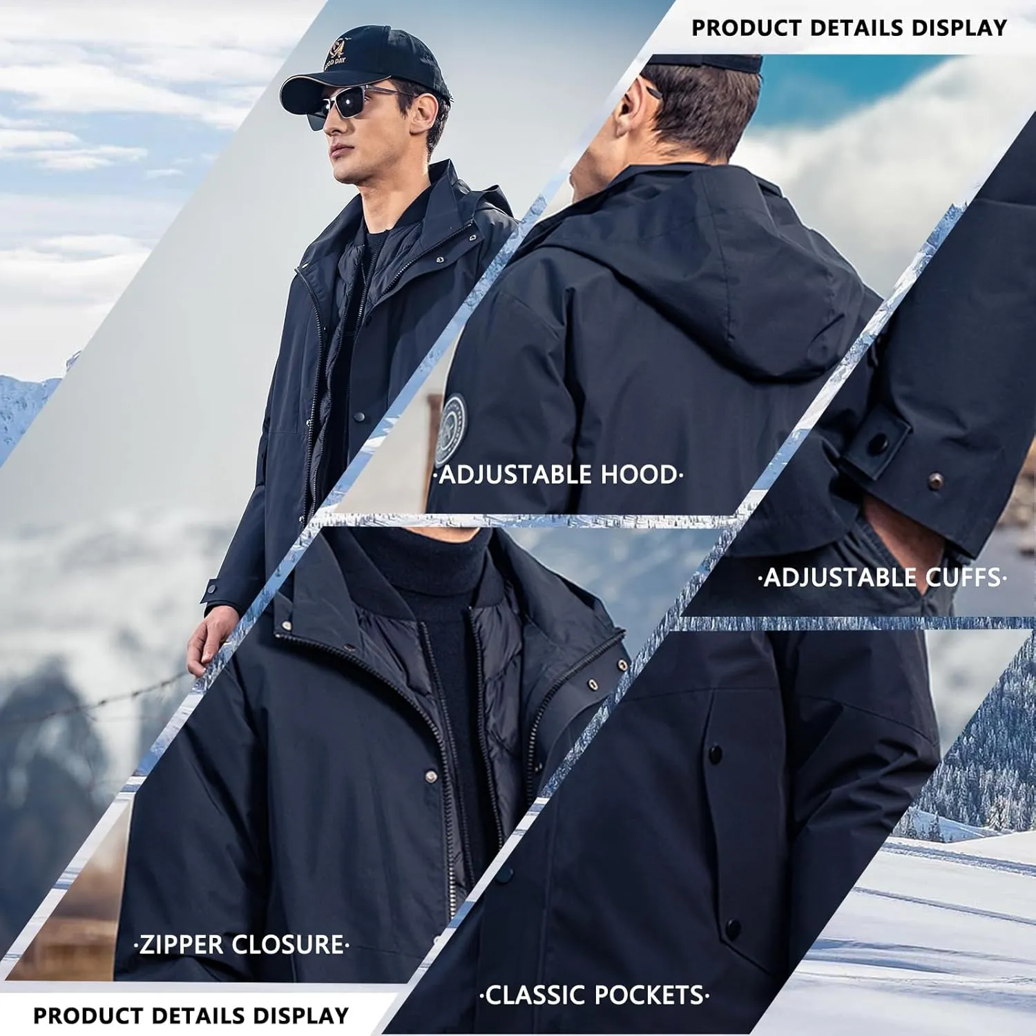 Hooded Assault Suit Men'S Outdoor Solid Color Jacket Windproof And Waterproof Mountaineering Workwear Jacket
