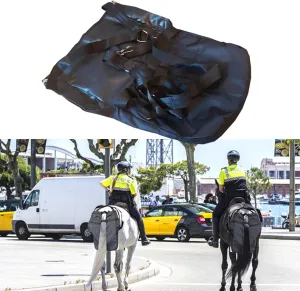Horse Manure Bag Lightweight Manure Bag for Horse Riding, Outdoor Horse Catches Poop for Pony, Draft Horse or Cob, Parade Travel, Wedding Equine Poop Tack Pockets(Size-S)