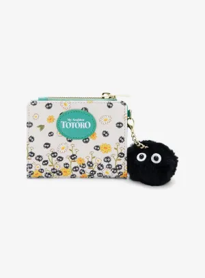 Hot Topic Her Universe Studio Ghibli My Neighbor Totoro Soot Sprites Flower Mini Wallet MULTI