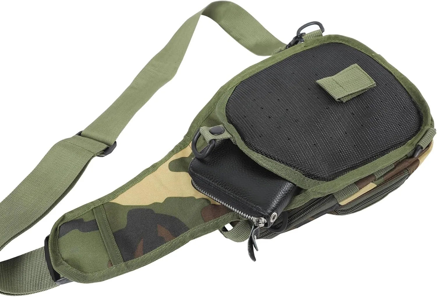 HOW'ON Hunting Backpack Waterproof Sling Shoulder Bag Small Carry Pouch Jungle Camo