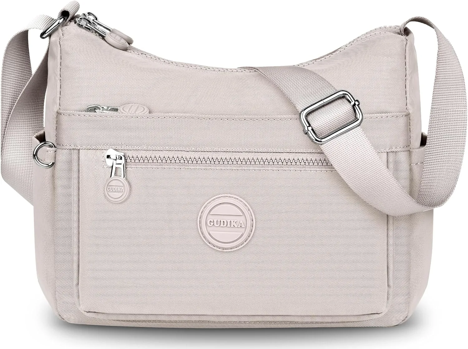 HUANLANG Nylon Crossbody Bags for Women Large Lightweight Travel Purse Women's Pocketbooks Multi Pocket Shoulder Bag