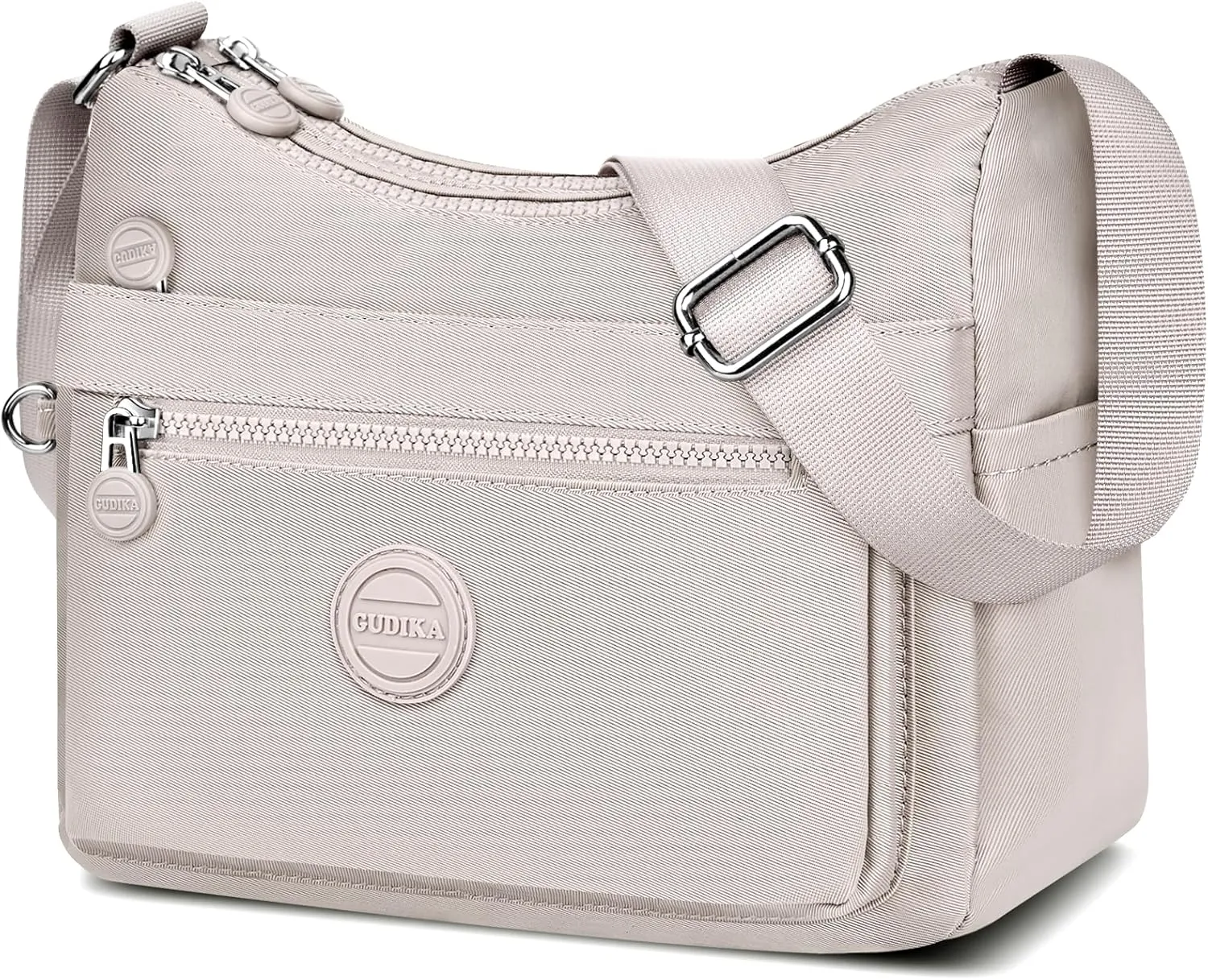 HUANLANG Nylon Crossbody Bags for Women Large Lightweight Travel Purse Women's Pocketbooks Multi Pocket Shoulder Bag