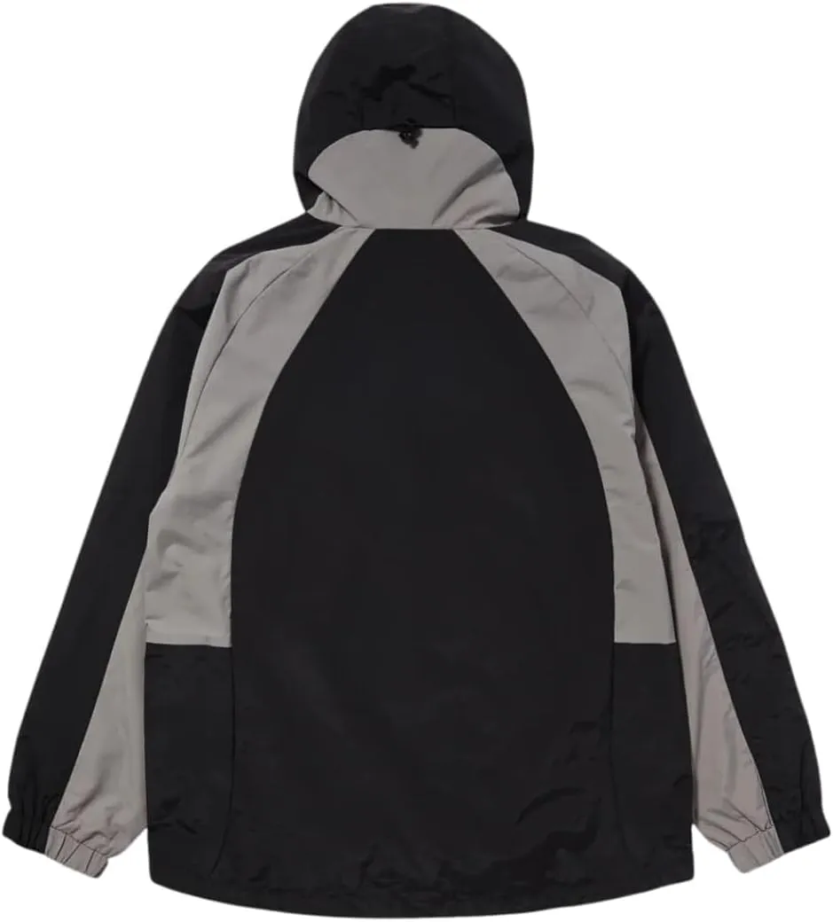 HUF Men's Shell Jacket - Lightweight, Water-Resistent Zip-Up with Hood