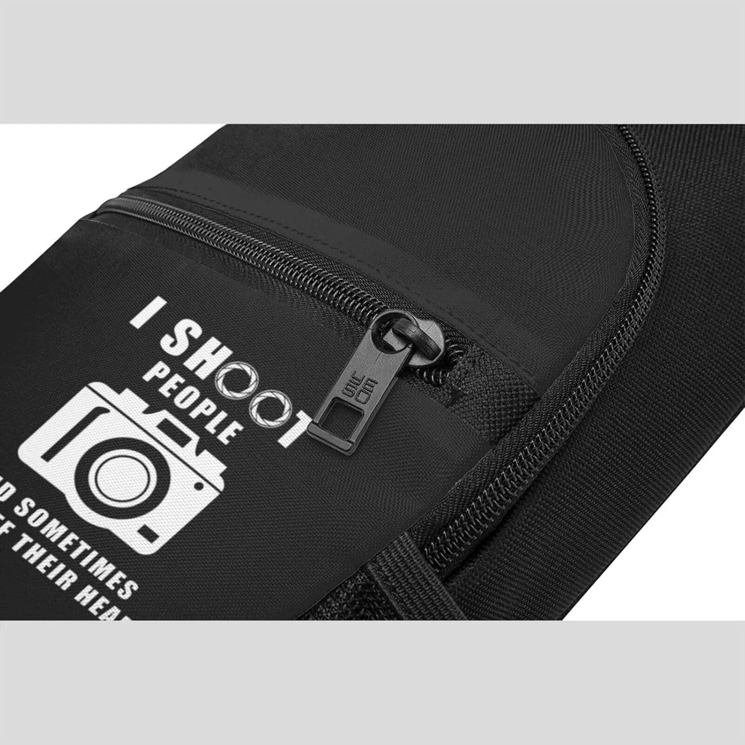 I Shoot People Photographer Unisex Chest Bag Lightweight Crossbody Shoulder Bag Travel Pocket Black