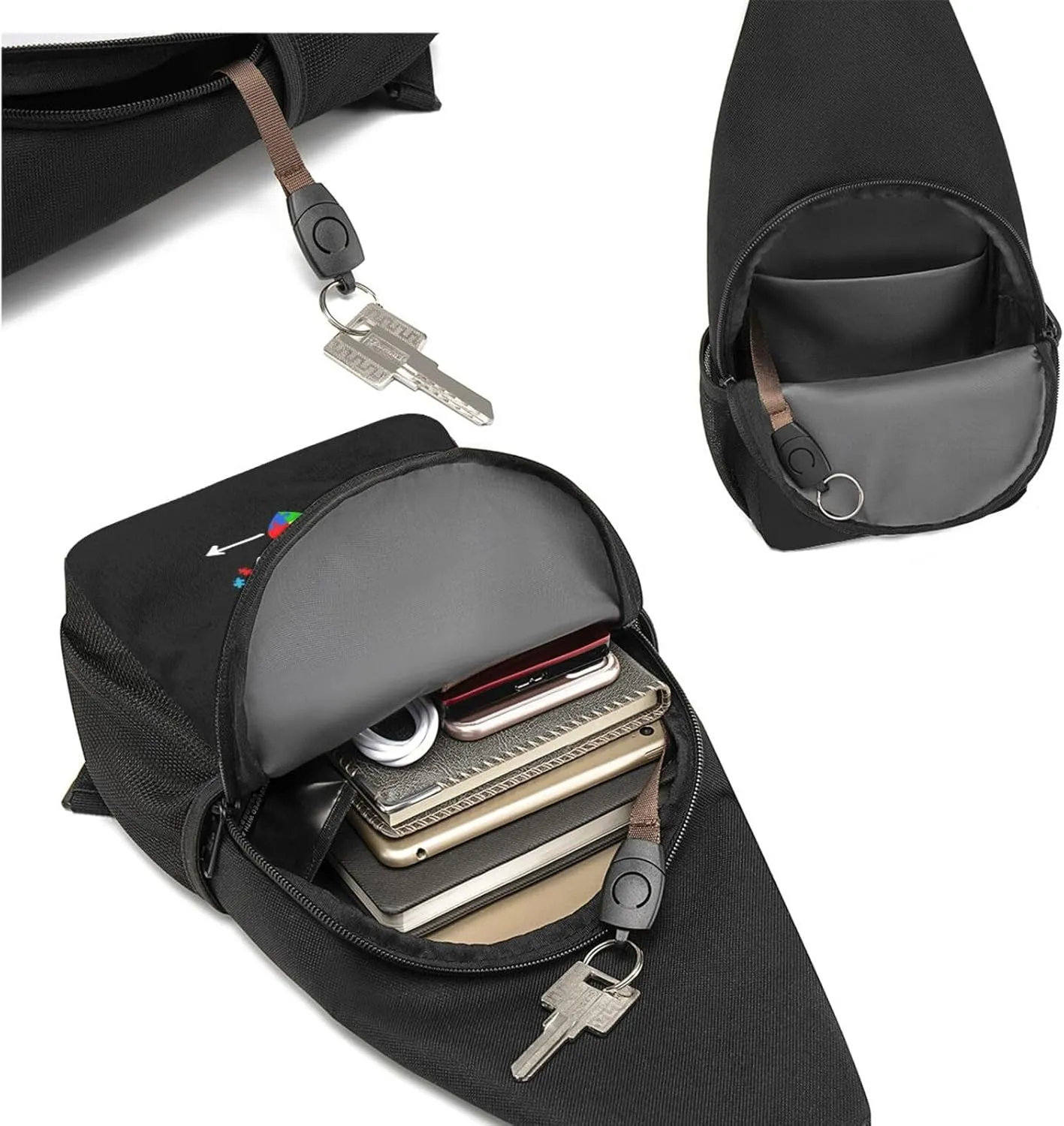 Im A Proud Autism Sister Unisex Chest Bag Lightweight Crossbody Shoulder Bag Travel Pocket