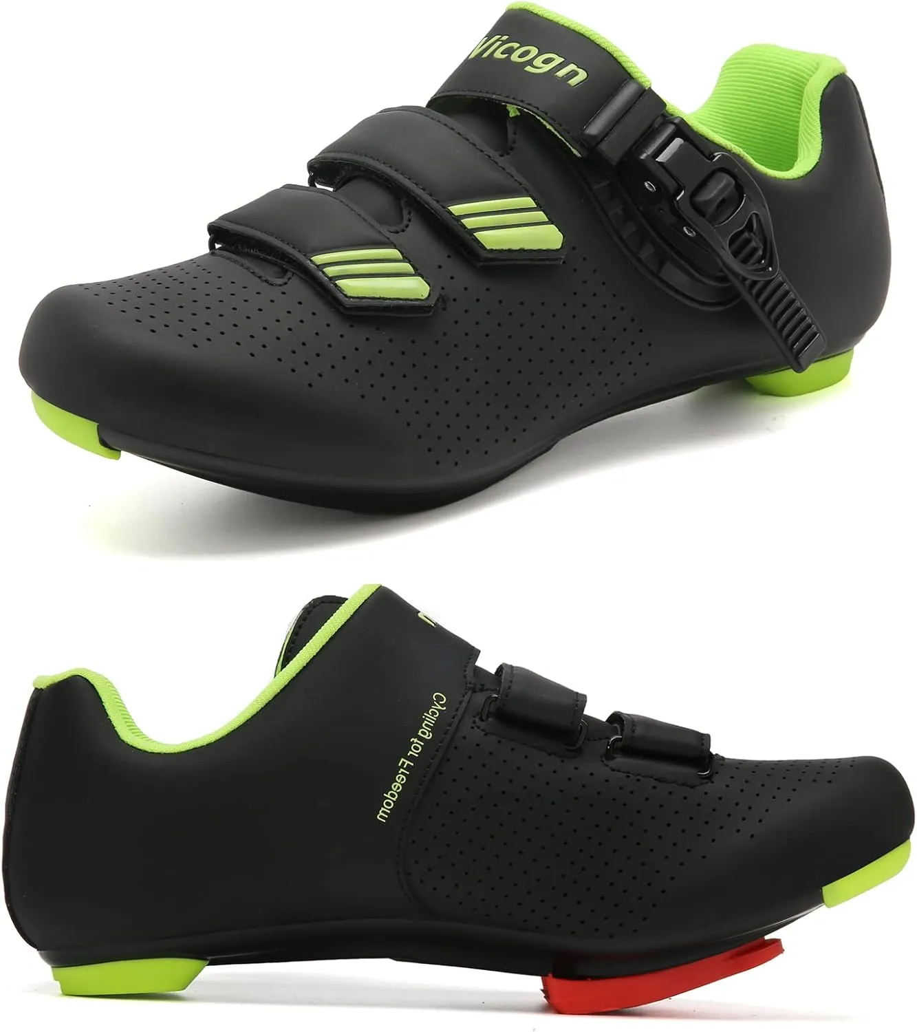 Indoor Cycling Shoes for Men Women Compatible with Peloton Bike Pre-Installed with Look Delta Cleats Outdoor Road Biking