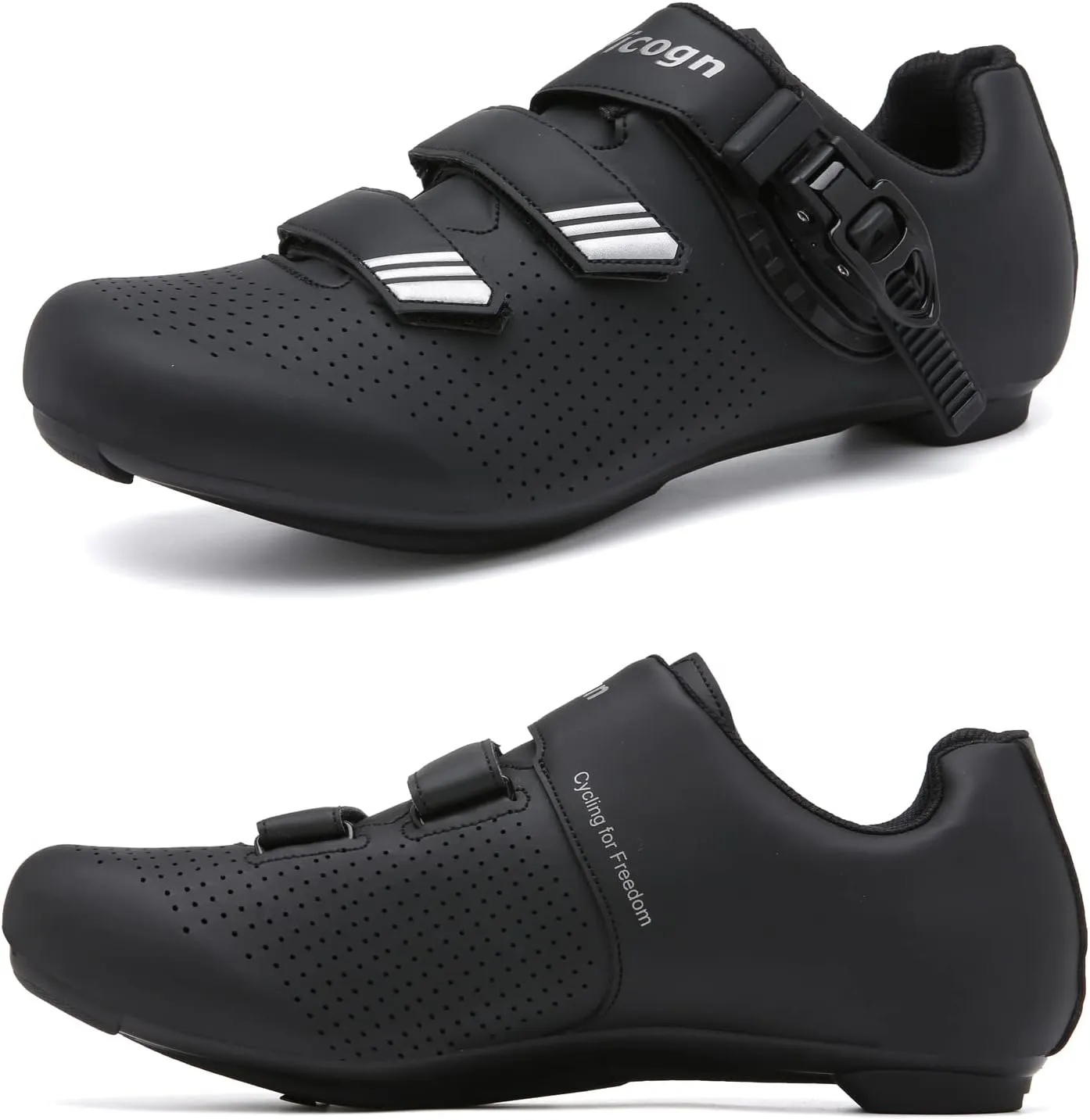Indoor Cycling Shoes for Men Women Compatible with Peloton Bike Pre-Installed with Look Delta Cleats Outdoor Road Biking