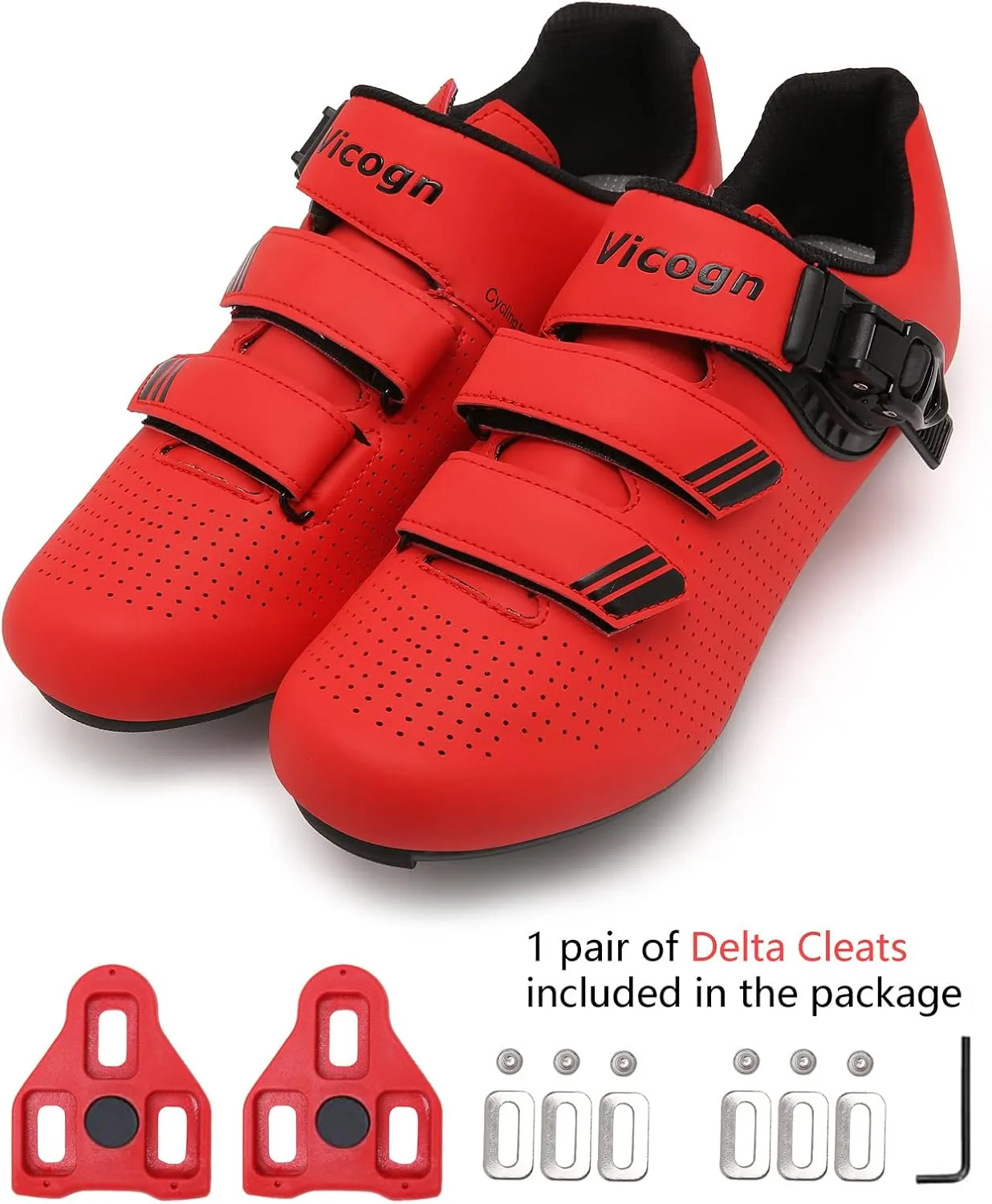 Indoor Cycling Shoes for Men Women Compatible with Peloton Bike Pre-Installed with Look Delta Cleats Outdoor Road Biking