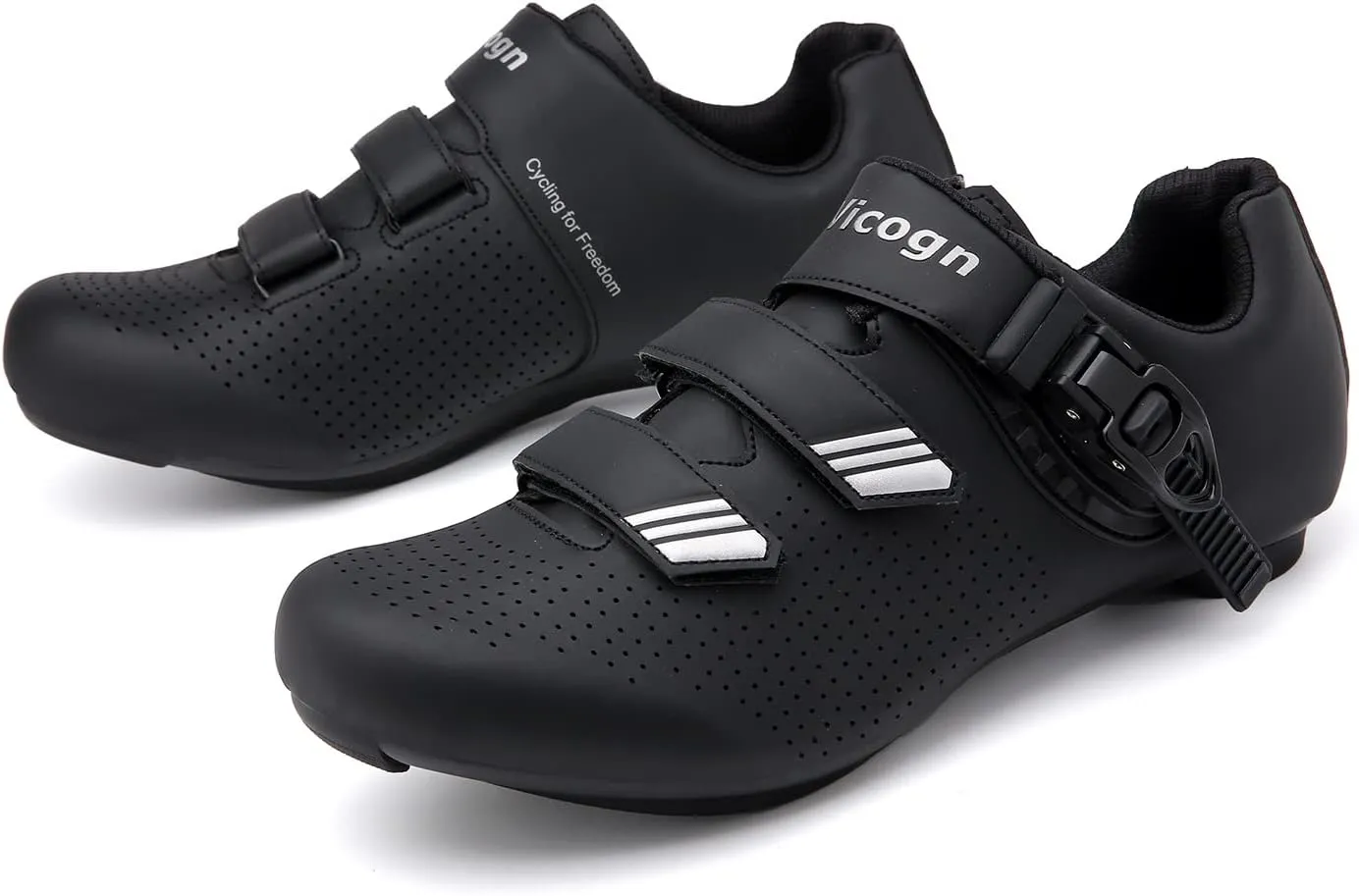 Indoor Cycling Shoes for Men Women Compatible with Peloton Bike Pre-Installed with Look Delta Cleats Outdoor Road Biking