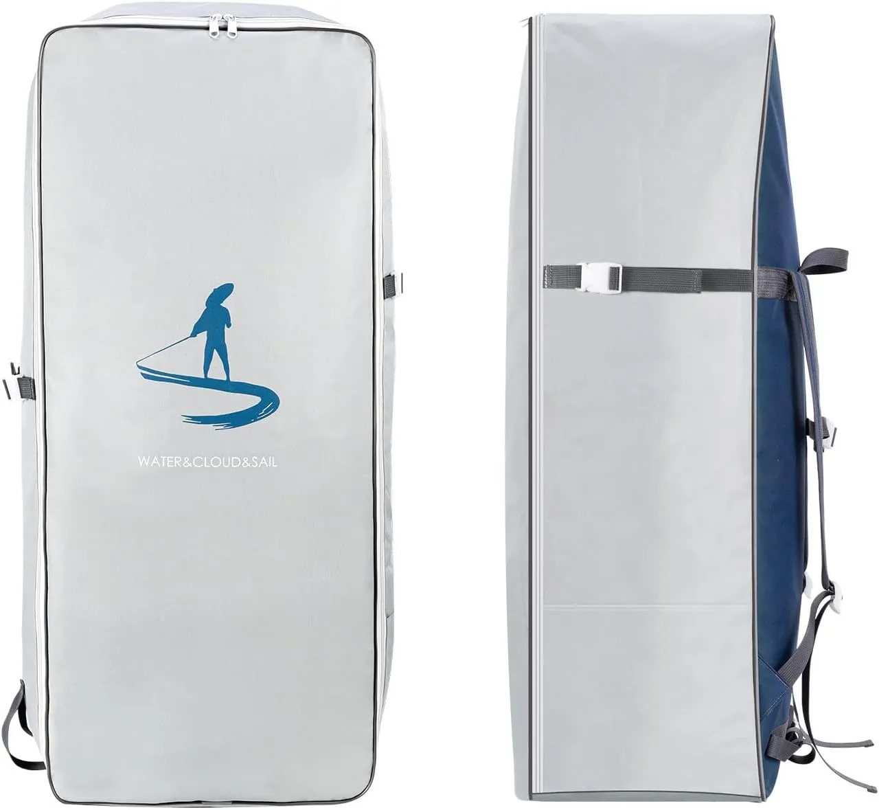 Inflatable Paddleboard Travel Backpack Bag, 105L Paddle Board Backpack Waterproof Large Capacity Portable Oxford Cloth iSUP Surfboard Bag
