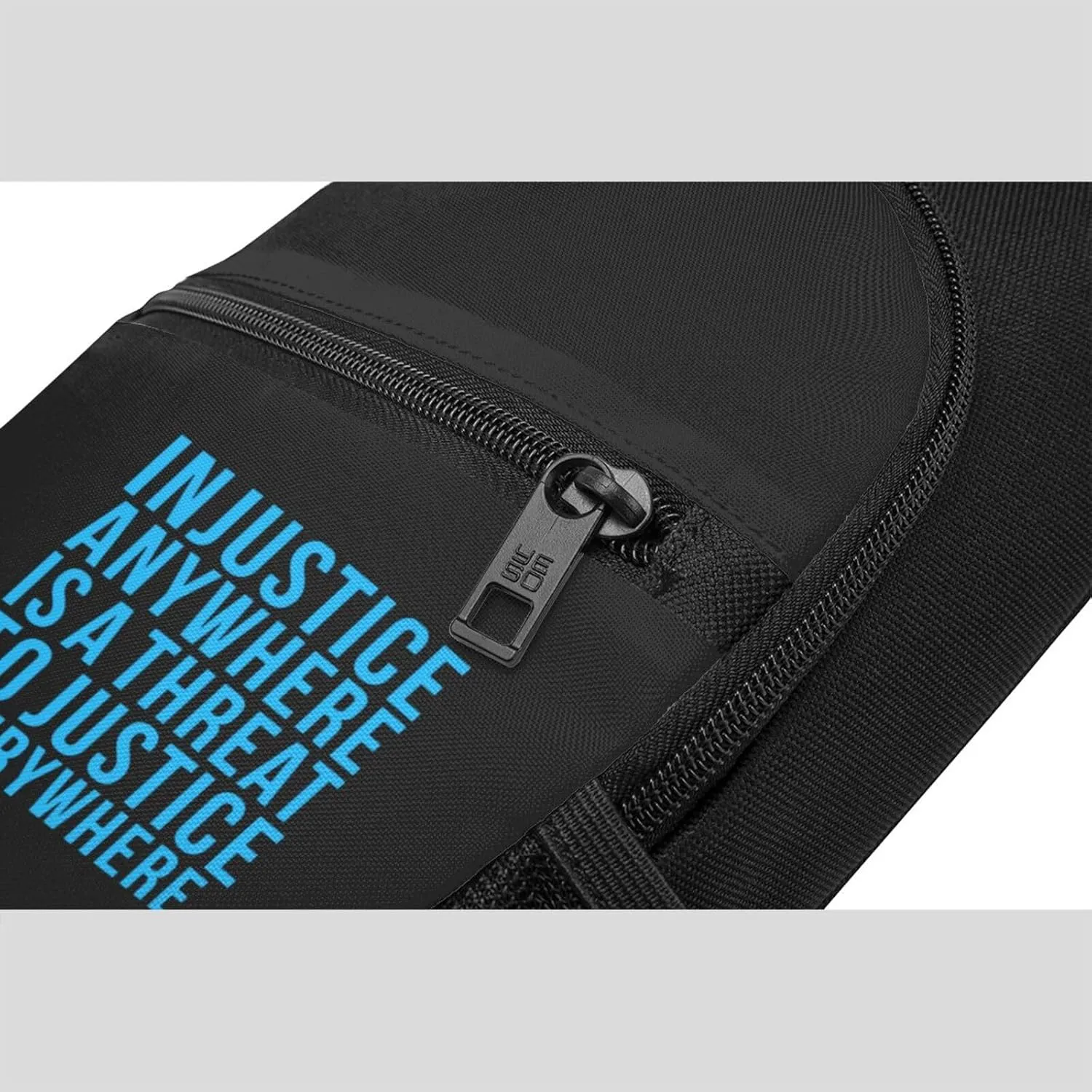 Injustice Anywhere Is A Threat To Justice Everywhere Unisex Chest Bag Lightweight Crossbody Shoulder Bag Travel Pocket