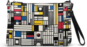 Intricate Harmony: Cute Artsy Modern Colorful Print Crossbody Bag