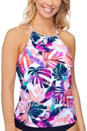 Island Escape Womens Cali Underwire Tankini La Palma Multi 6