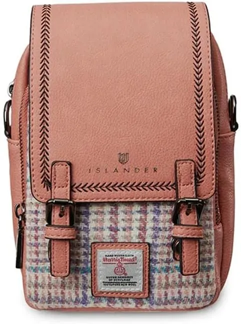Islander The Baby Jura Crossbody Harris Tweed & Microfibre Leather